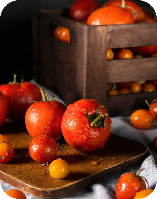 Juicy Heirloom Tomatoes